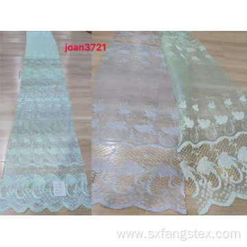 Shaoxing Cheap Lace Warp Mesh Knitting Curtain Fabric